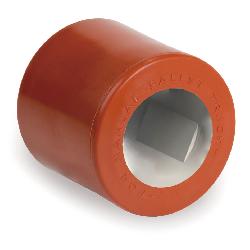 Ролик Tellure Rota 784101 подвилочный большегрузный диаметр 82мм, ширина 60мм, грузоподъемность 450кг, термопластичный полиуретан, сталь, подшипники в комплект не входят
