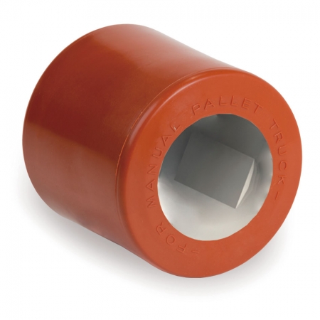Ролик Tellure Rota 784101 подвилочный большегрузный диаметр 82мм, ширина 60мм, грузоподъемность 450кг, термопластичный полиуретан, сталь, подшипники в комплект не входят