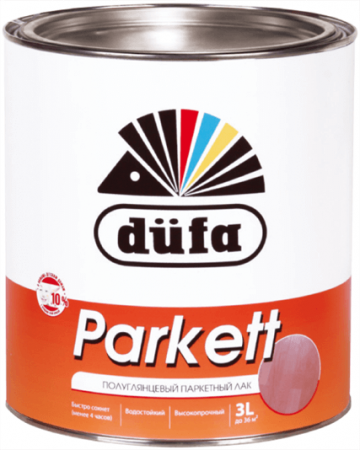 Dufa Лак паркетный PARKETT алкидно-уретановый глянцевый 0,75л