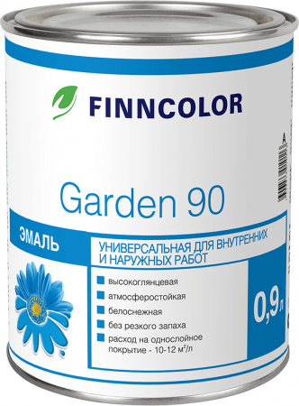 Finncolor ГАРДЕН 90 универсальная алкидная эмаль База А 2,7л