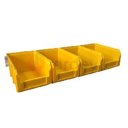 Органайзер настенный V2650 желтый (4 ящика V2)