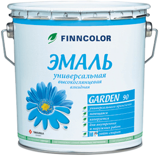 Finncolor ГАРДЕН 30 универсальная алкидная эмаль База А 2,7л