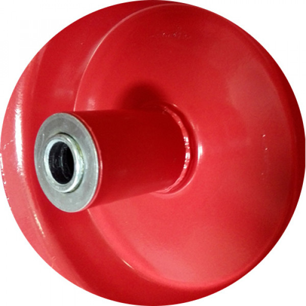 Колесо полиуретановое WORKY для тачки/тележки, размер  4,00-6 ( d 330 мм ) подшипник 20 мм, не симметричная ступица, непрокалываемое.