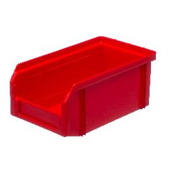 Пластиковый ящик V-1-красный 172х102х75мм, 1 литр