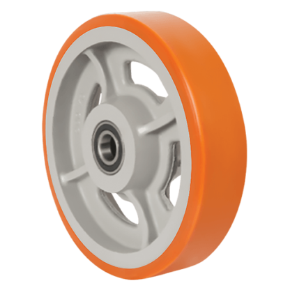 Большегрузное полиуретановое колесо без кронштейна VBP 200x60