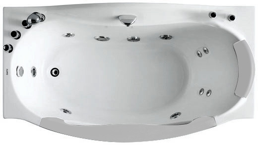 Акриловая ванна Gemy (G9072 B L)