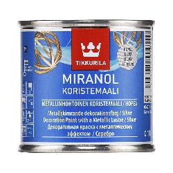 Краска декоративная с металлическим эффектом Miranol Koristemaali (Миранол) TIKKURILA 1 л серебристый