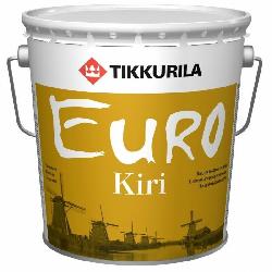 Лак паркетный глянцевый Euro Kiri (Евро Кири) TIKKURILA 2,7 л бесцветный (база EP)