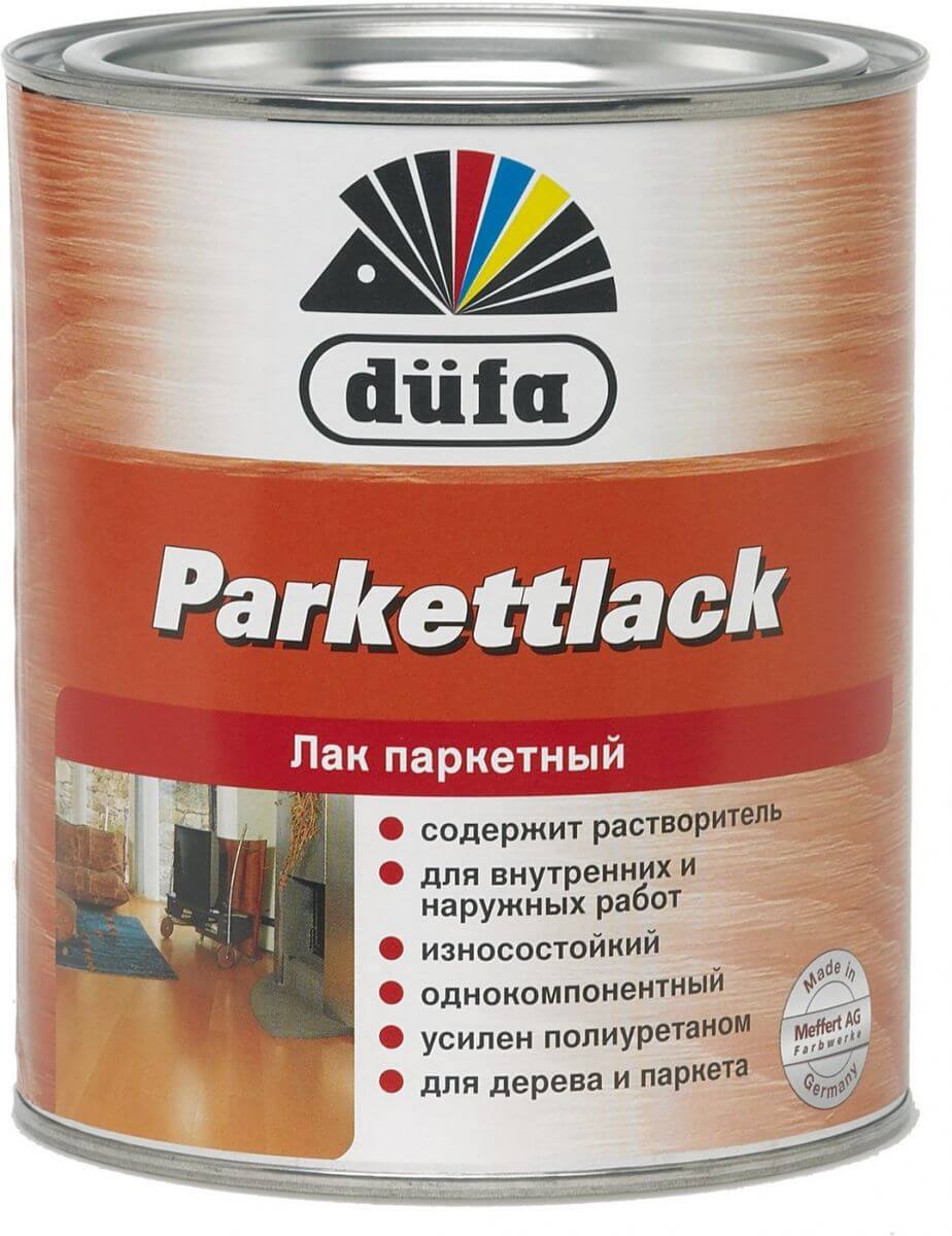 Лак Dufa Parkettlack полуматовый (2.5 л) алкидно-уретановый