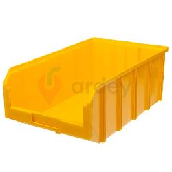 V4 Пластиковый ящик желтый, (502х305х186) 20 литров