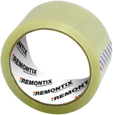 Remontix скотч упаковочный 40 мкр прозрачный 50 мм х 57м.