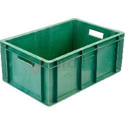 Пластиковый ящик универсальный сплошной, 600х400х180 (Зеленый)