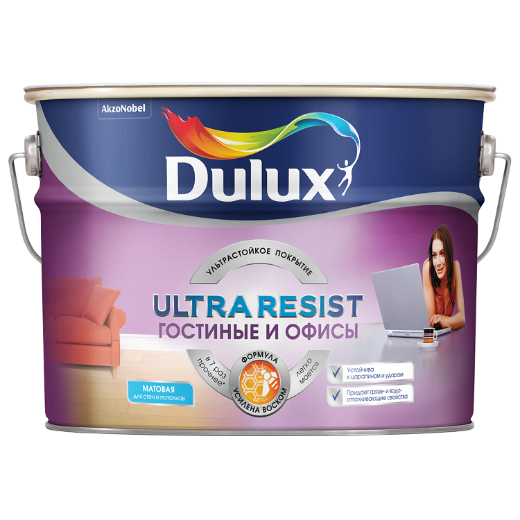 Краска для мебели dulux bc