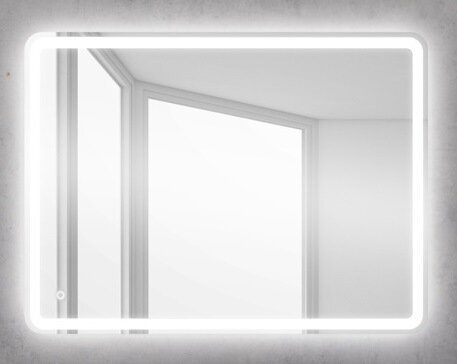 Зеркало BelBagno SPC-MAR-500-600-LED-TCH 50 x 60 см со встроенным светильником и сенсорным выключателем