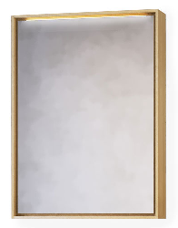Зеркало-шкаф RAVAL Frame 60 Дуб сонома с подсветкой, розеткой (Fra.03.60/W-DS)