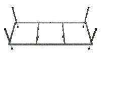 Каркас для прямоугольных акриловых ванн Koller Pool универсальный 170х70/75 со сборочным пакетом (CR170x70/75)