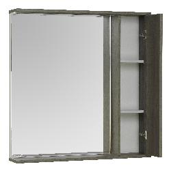 Зеркальный шкаф Aquaton Стоун 80 грецкий орех (1A228302SXC80)