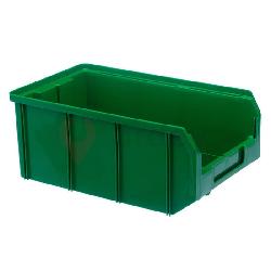 V3 Пластиковый ящик зеленый, (342х207х143) 9,4 литра