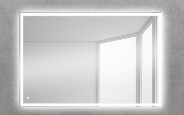 Зеркало BelBagno SPC-GRT-500-600-LED-TCH 50 x 60 см со встроенным светильником и сенсорным выключателем