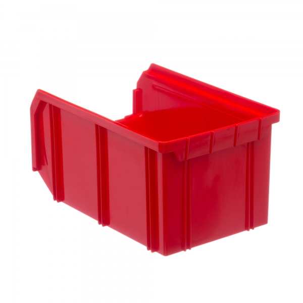 Пластиковый ящик V-2-красный 234х149х120мм, 3,8 литра