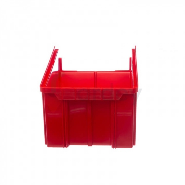 V3 Пластиковый ящик красный, (342х207х143) 9,4 литра