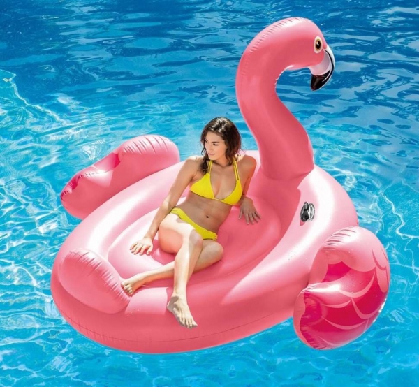 57558NP Плот надувной "Flamingo ride-on", 142х137х97 см