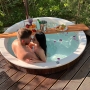 Купель 1700л. на 6-8 чел. с подогревом COMFORT FAMILY 220 HOT 40кВт., Доп. функция Хромотерапия