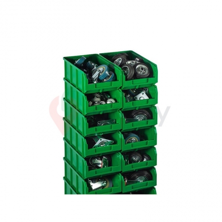 V3 Пластиковый ящик зеленый, (342х207х143) 9,4 литра
