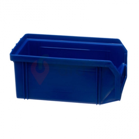 V1 Пластиковый ящик синий, (171х102х75) 1 литр