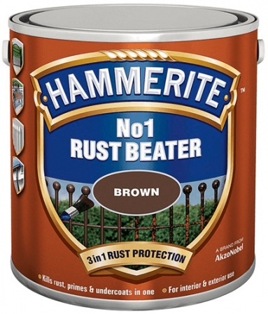 Hammerite RUST BEATER грунт антикоррозийный Коричневый для черных металлов 0,25л.