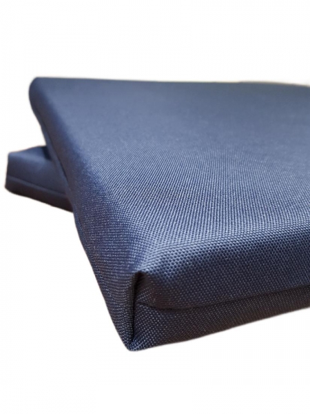 Подушка одноместная со спинкой для садовой мебели Альтернатива 53,5х49х5см, цвет тёмно-синий