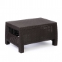 Комплект садовой мебели HomlyGreen Set 5+Кофейный столик+подушки темно-синего цвета