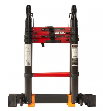 Лестница телескопическая WORKY BLACK 6,2м 16 ступеней