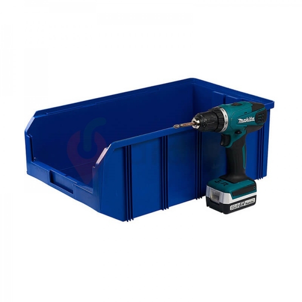 V4 Пластиковый ящик синий, (502х305х186) 20 литров