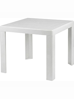 Столик для шезлонга 42х42 см, цвет белый