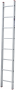 Лестница алюминиевая односекционная 1x10, высота 2.63 м, 10 ступеней