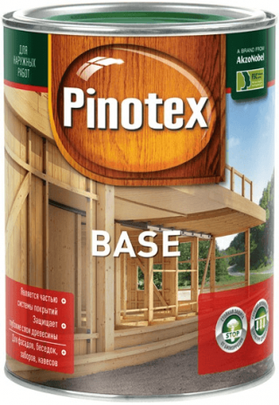 PINOTEX BASE защитная грунтовка для дерева 2,7л