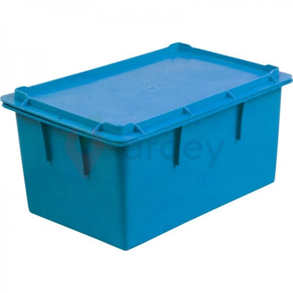 Ящик под мороженое (без крышки), конусный, сплошной (600x400x150)