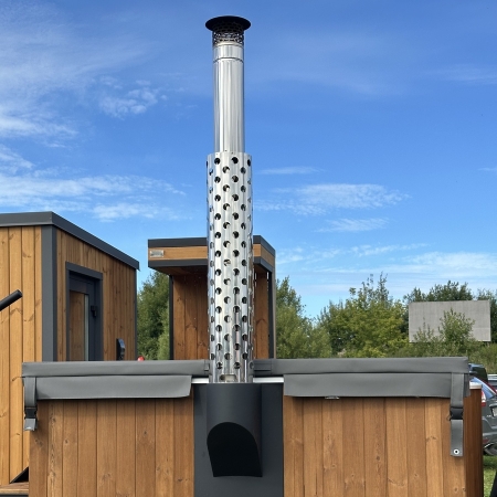 Купель 1500л. на 6-8 чел. с подогревом ELITE QUATTRO 200х200х110 см. Доп. функция Хромотерапия