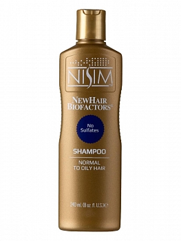 Глубоко очищающий шампунь от выпадения волос Nisim NewHair Biofactors