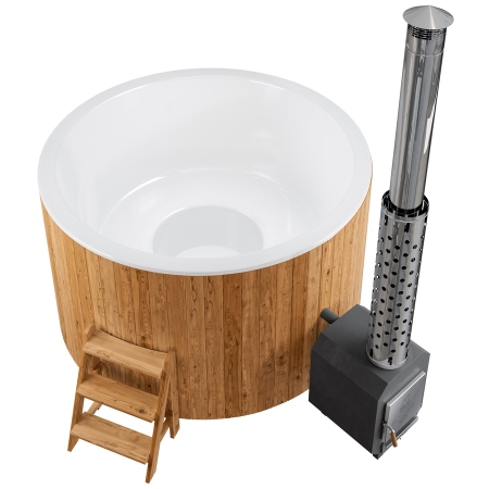 Купель 1300л. на 4-6 чел. с подогревом COMFORT FAMILY 195 HOT 50кВт., Доп. функция Утепление чаши и термокрышка.