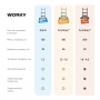 WORKY Лестница-стремянка 4х3 трансформер Profi,  высота 3, 7м ARD245799