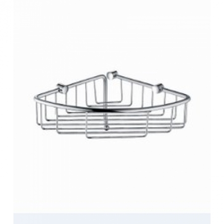 Полка настенная угловая KAISER 214*214*60(103) Chrome/латунь (KH-5010)