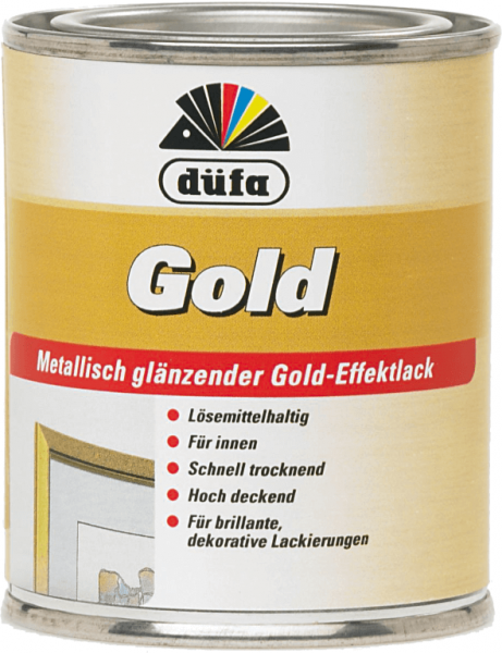 Dufa Эмаль GOLD для эффективных покрытий золотистая 0,125л