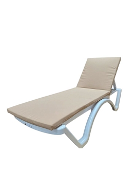 Матрас для шезлонга 58х190, цвет бежевый