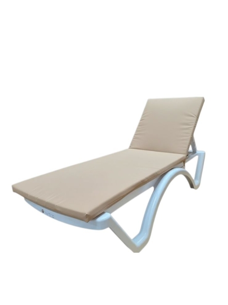 Матрас для шезлонга 58х190, цвет бежевый
