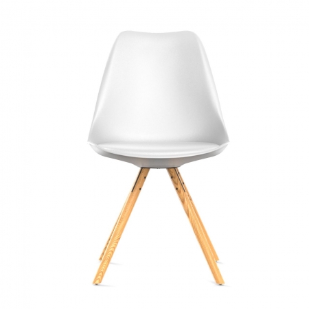 Комплект стульев KOLLI ECO, цвет белый, 4 шт