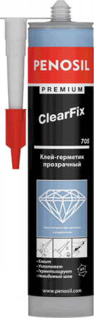 PENOSIL Premium ClearFix 705 гибридный клей-герметик прозрачный 310мл.