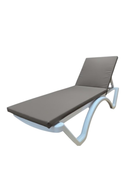 Матрас для шезлонга 58х190, цвет серый