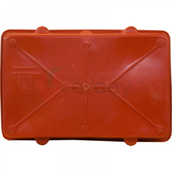 Ящик сырковотворожный,  в комплекте с крышкой, конусный, сплошной (502x332x150)